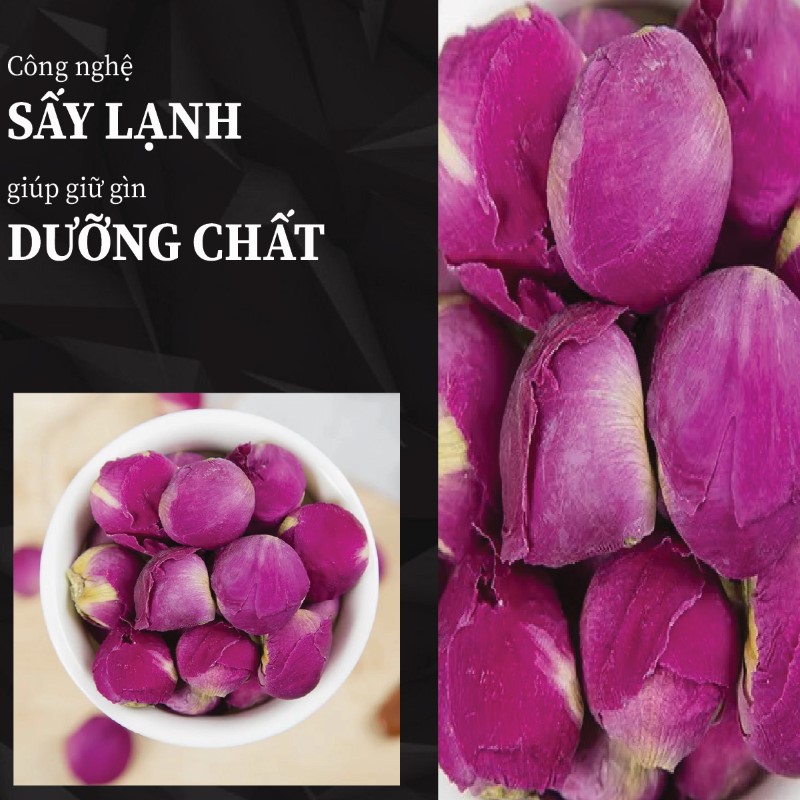 Túi 500g bột hoa mẫu đơn sấy khô giá rẻ