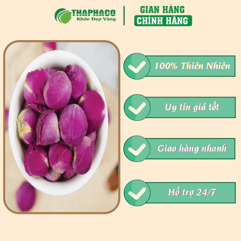 Nơi bán lẻ túi 500g bột hoa mẫu đơn sấy khô giá rẻ tại TP.HCM