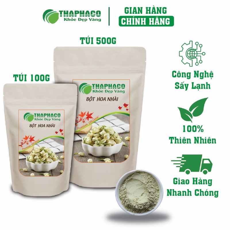 Địa chỉ bán lẻ túi 100g bột hoa nhài khô giá rẻ tại TP.HCM