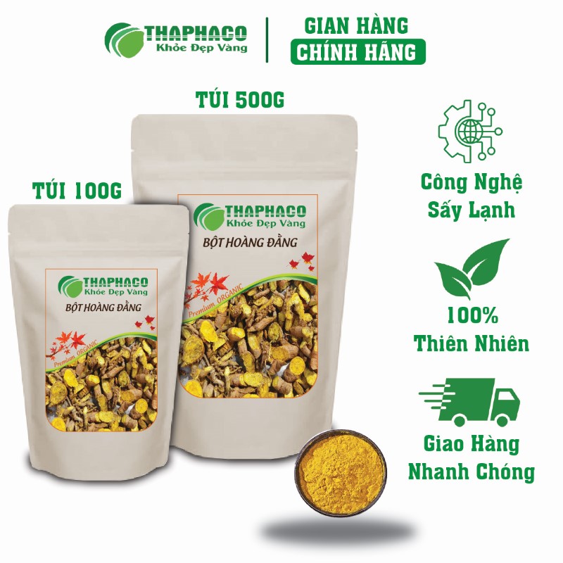 Địa chỉ bán lẻ túi 100g bột hoàng đằng khô giá rẻ tại TP.HCM