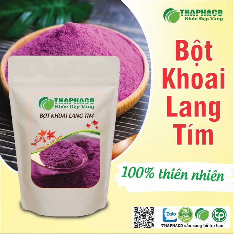 Mua 1kg bột khoai lang tím khô giá rẻ tại TP.HCM