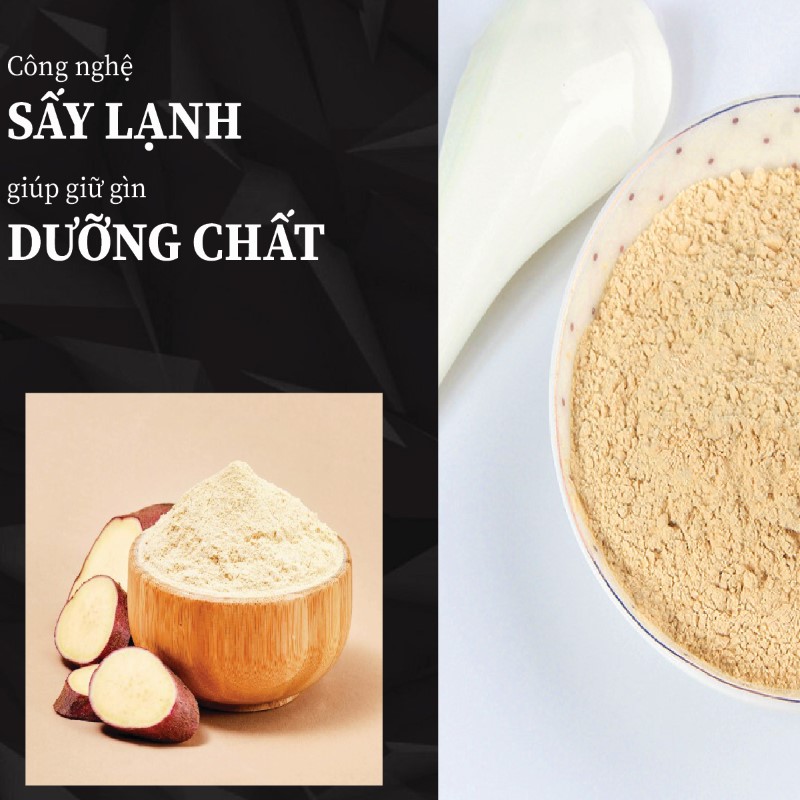 Túi 500g bột khoai lang vàng sấy khô giá rẻ
