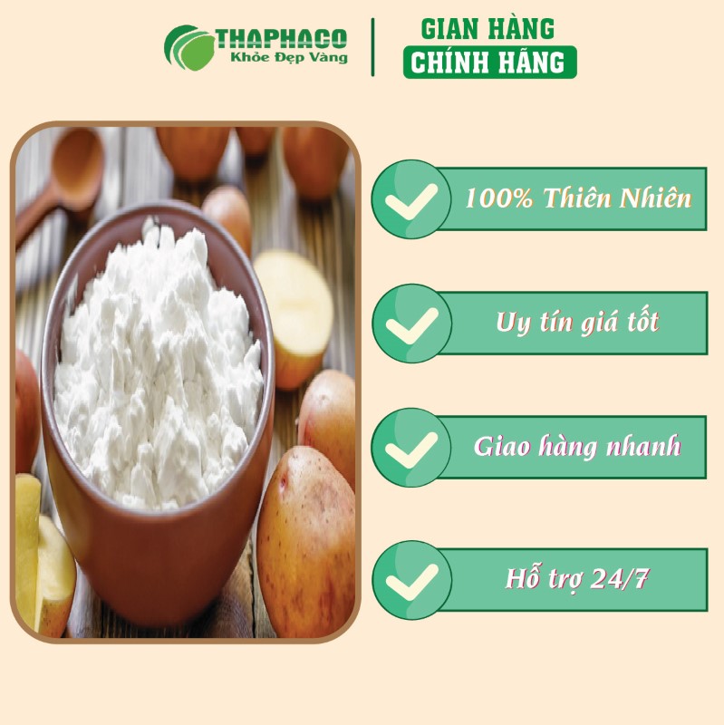 Địa chỉ bán lẻ túi 500g bột khoai tây sấy khô giá rẻ tại TP.HCM