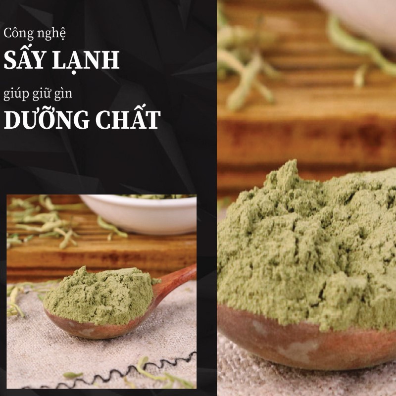 Túi 500g bột kim ngân hoa sấy khô giá rẻ