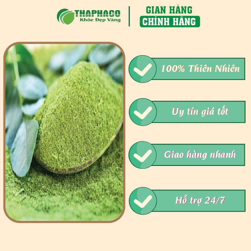 Địa chỉ bán lẻ túi 500g bột lá chùm ngây sấy khô giá rẻ tại TP.HCM