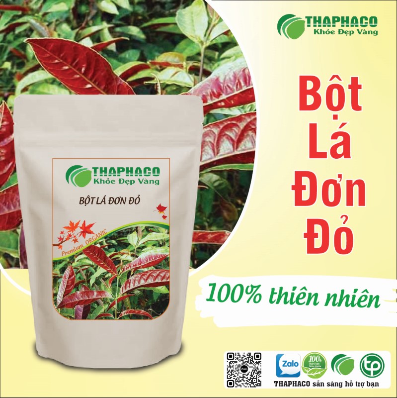 Mua 1kg bột lá đơn đỏ khô giá rẻ tại TP.HCM
