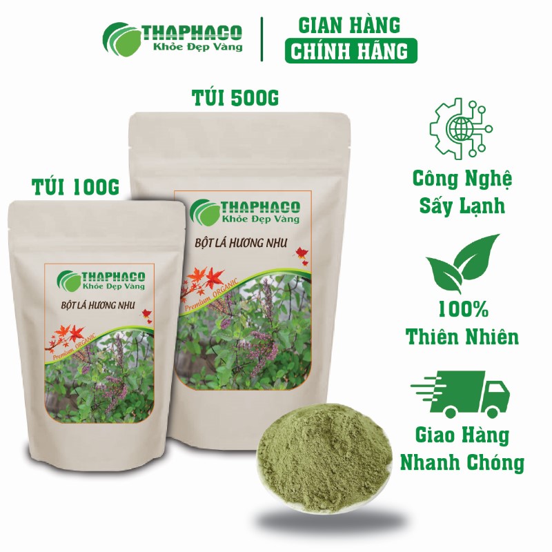 Địa chỉ bán lẻ túi 100g lá hương nhu khô giá rẻ tại TP.HCM