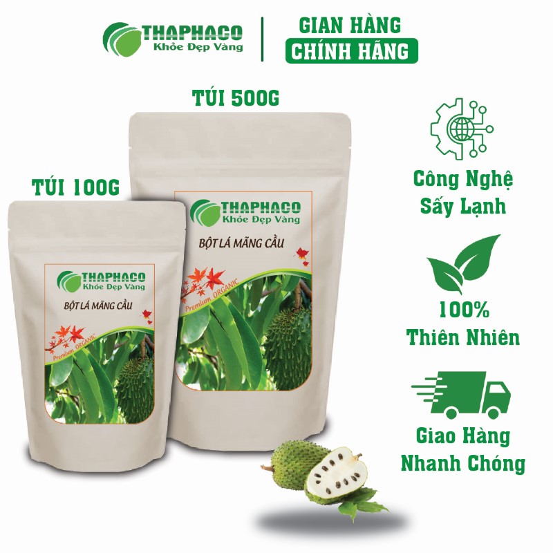 Ở đâu bán lẻ túi 100g bột lá mãng cầu khô giá rẻ tại TP.HCM