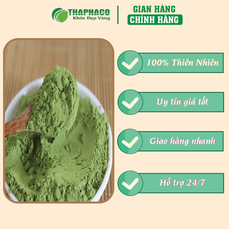 Mua 500g bột lá neem sấy khô giá rẻ tại THAPHACO