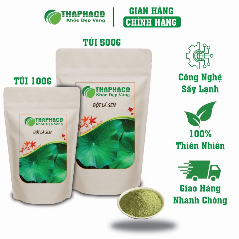 Ở đâu bán lẻ túi 100g bột lá sen khô giá rẻ tại TP.HCM?