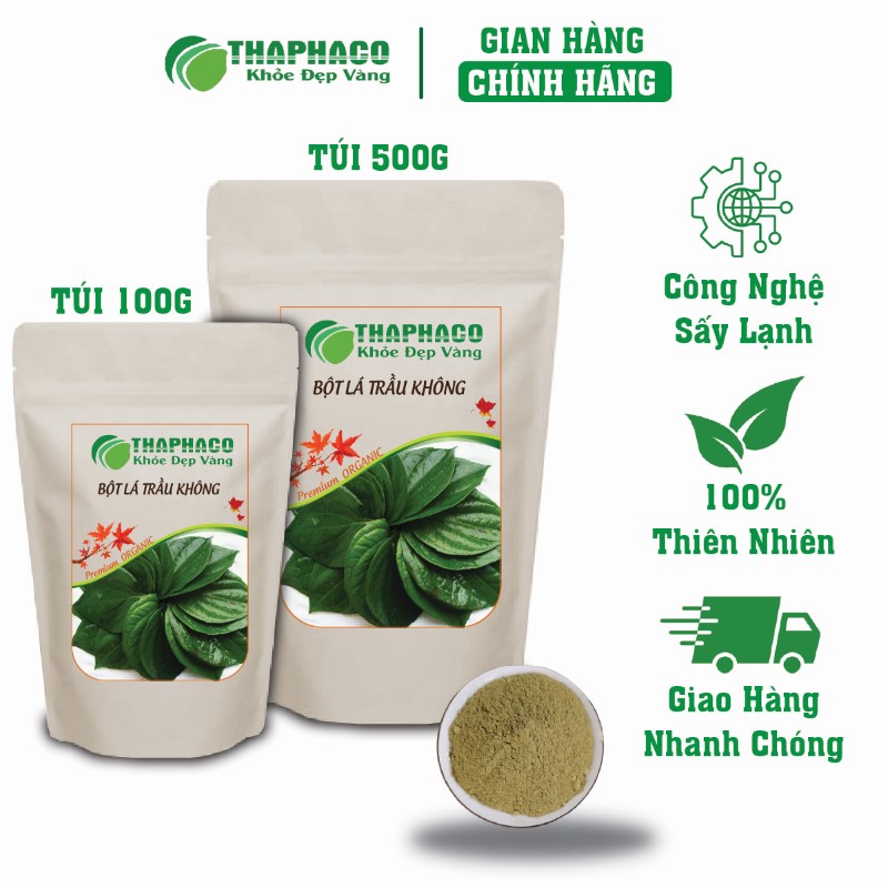 Ở đâu bán lẻ túi 100g bột lá trầu không khô giá rẻ tại TP.HCM