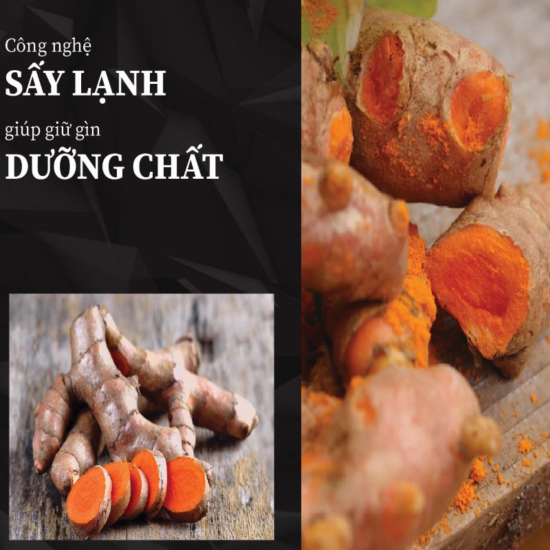 Túi 500g bột nghệ đỏ sấy khô giá rẻ