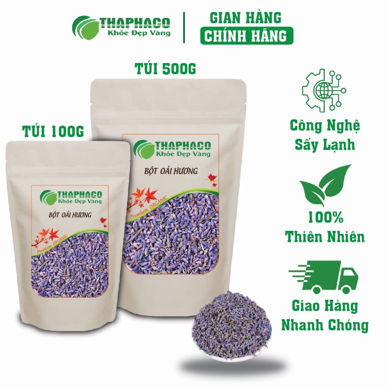 Ở đâu bán lẻ túi 100g bột hoa oải hương khô giá rẻ tại TP.HCM?