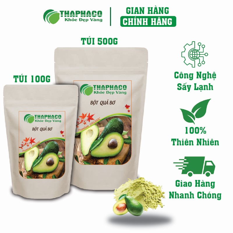 Địa chỉ bán lẻ túi 100g bột quả bơ khô giá rẻ tại TP.HCM