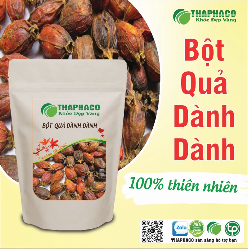 Mua 1kg bột quả dành dành (chi tử) khô giá rẻ tại TP.HCM