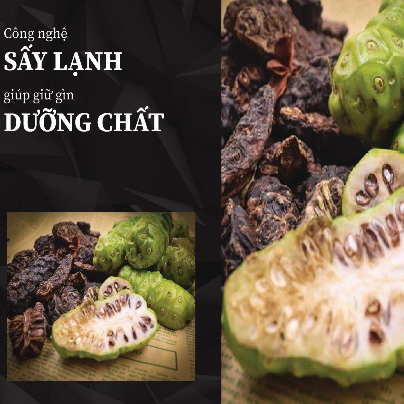 Túi 500g bột quả nhàu chín sấy khô giá rẻ 