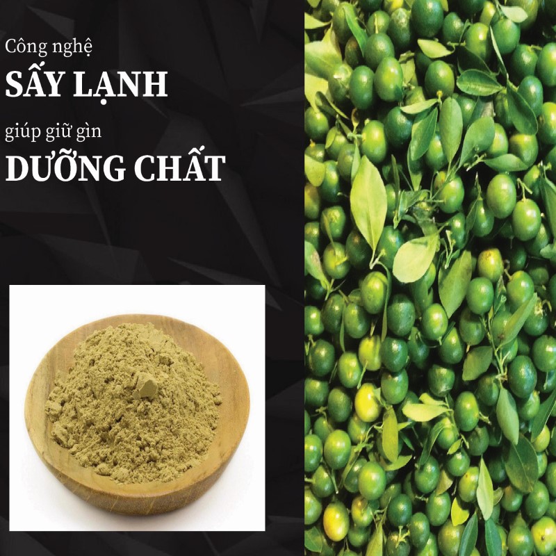 Túi 500g bột quả tắc sấy khô giá rẻ