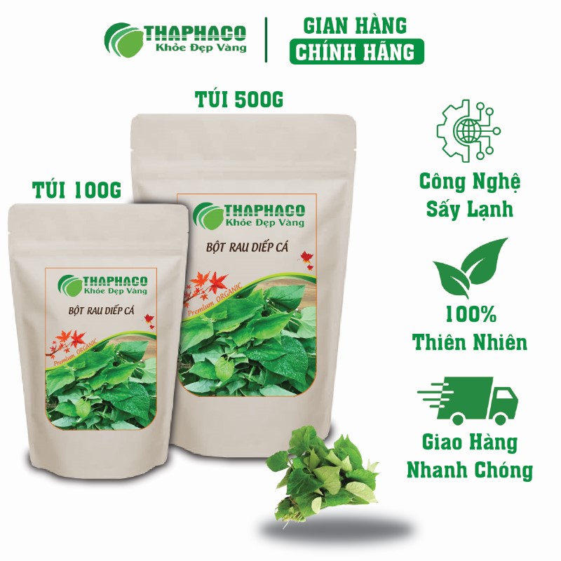 Địa chỉ bán lẻ túi 100g bột rau diếp cá khô giá rẻ tại TP.HCM