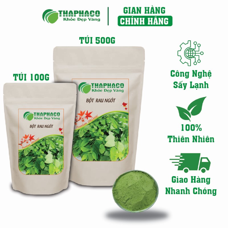 Địa chỉ bán lẻ túi 100g bột rau ngót khô giá rẻ tại TP.HCM