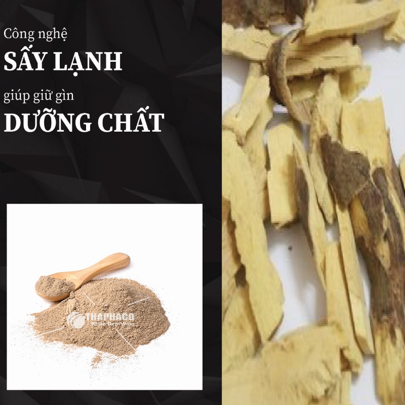 Túi 500g bột rễ cây sơn trị mụn sấy khô giá rẻ