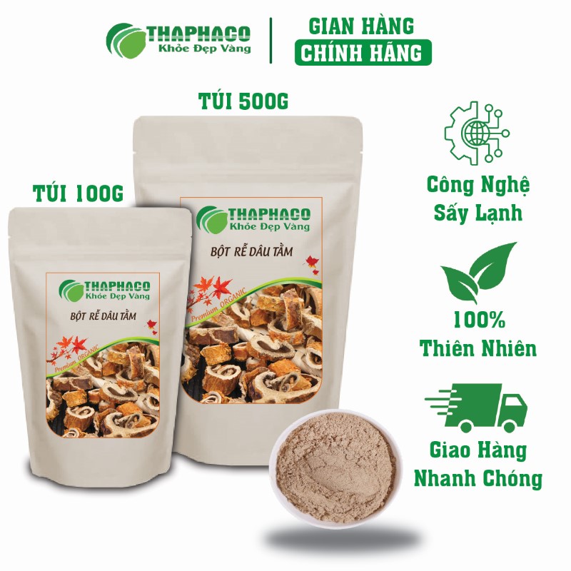 Địa chỉ bán lẻ túi 100g bột rễ dâu tằm khô giá rẻ tại TP.HCM