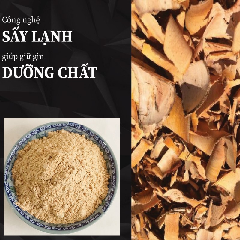 Túi 500g bột rễ hồng quân sấy khô giá rẻ
