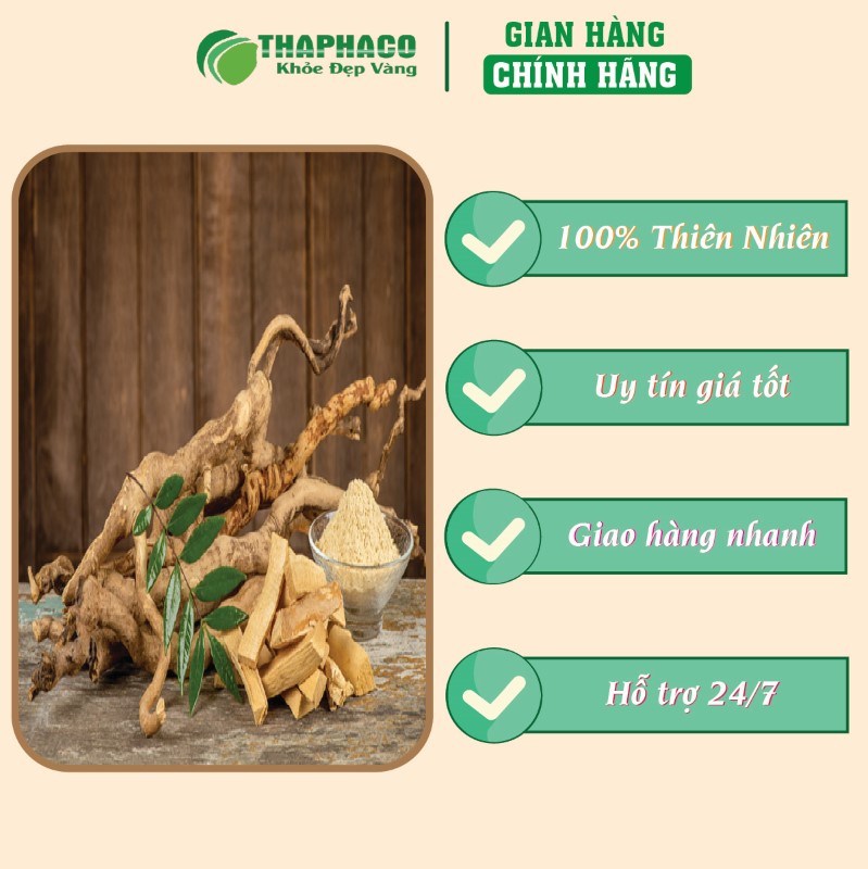 Địa chỉ bán lẻ túi 500g bột rễ mật nhân sấy khô giá rẻ tại TP.HCM