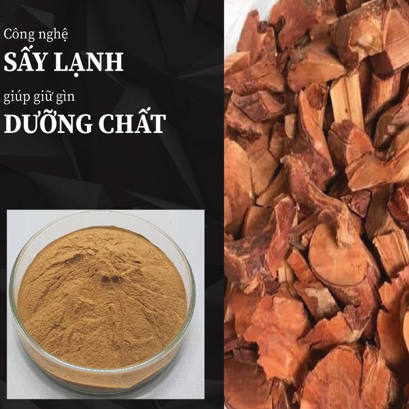 Túi 500g bột rễ mú tửn sấy khô giá rẻ
