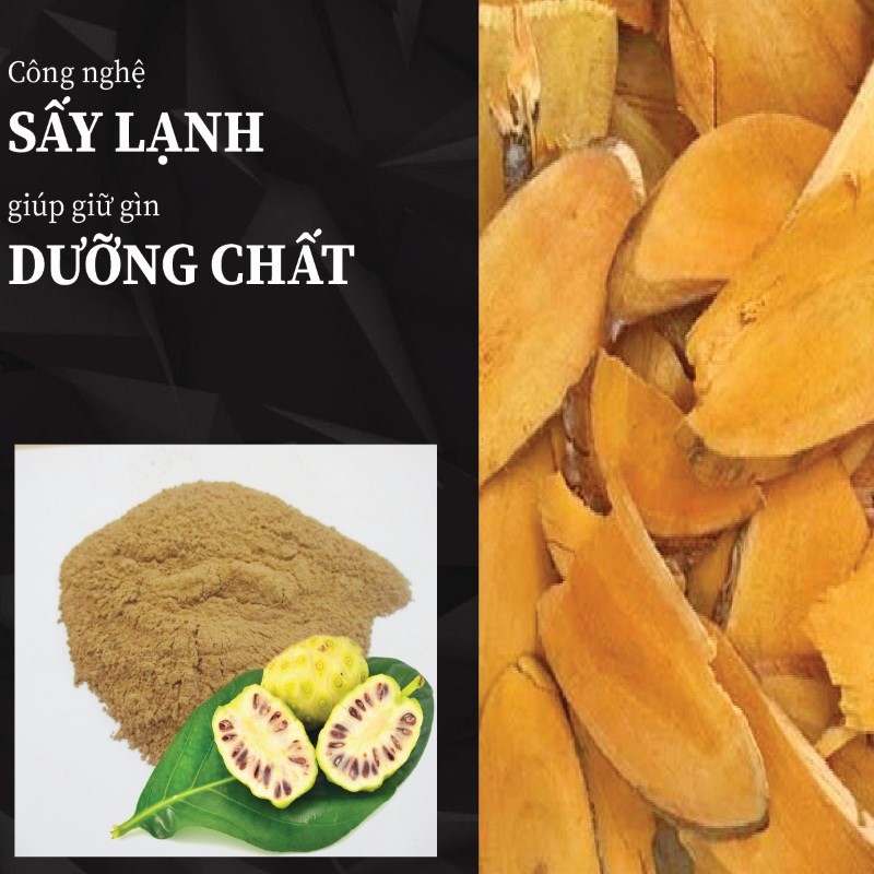 Túi 500g bột rễ nhàu sấy khô giá rẻ 