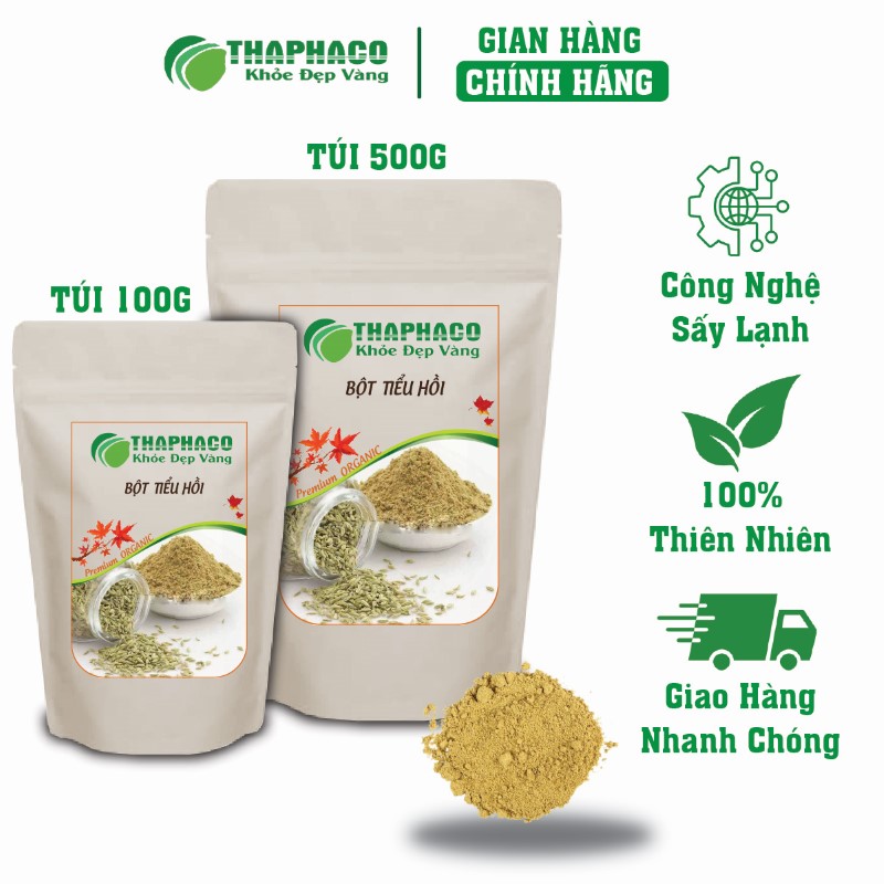 Địa chỉ bán lẻ túi 100g bột tiểu hồi khô giá rẻ tại TP.HCM