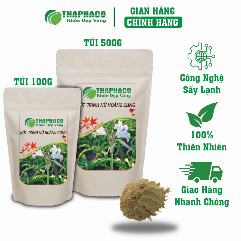 Địa chỉ bán lẻ túi 100g bột trinh nữ hoàng cung giá rẻ tại TP.HCM
