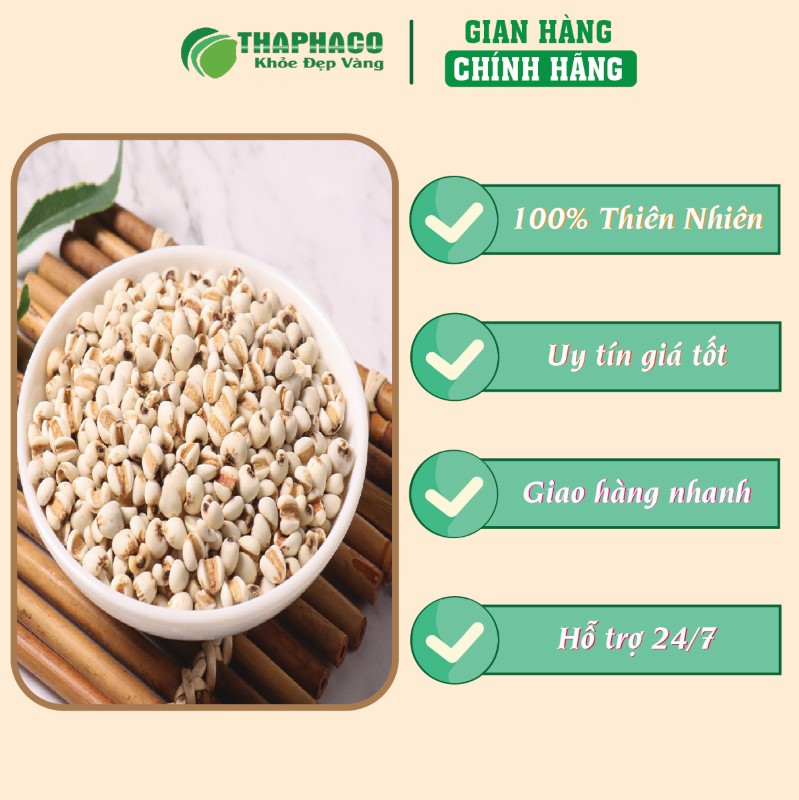 Địa chỉ bán lẻ túi 500g bột ý dĩ sấy khô giá rẻ tại TP.HCM
