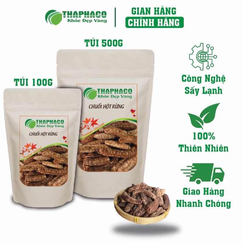 Nơi bán lẻ túi 100g chuối hột rừng khô giá rẻ tại TP.HCM