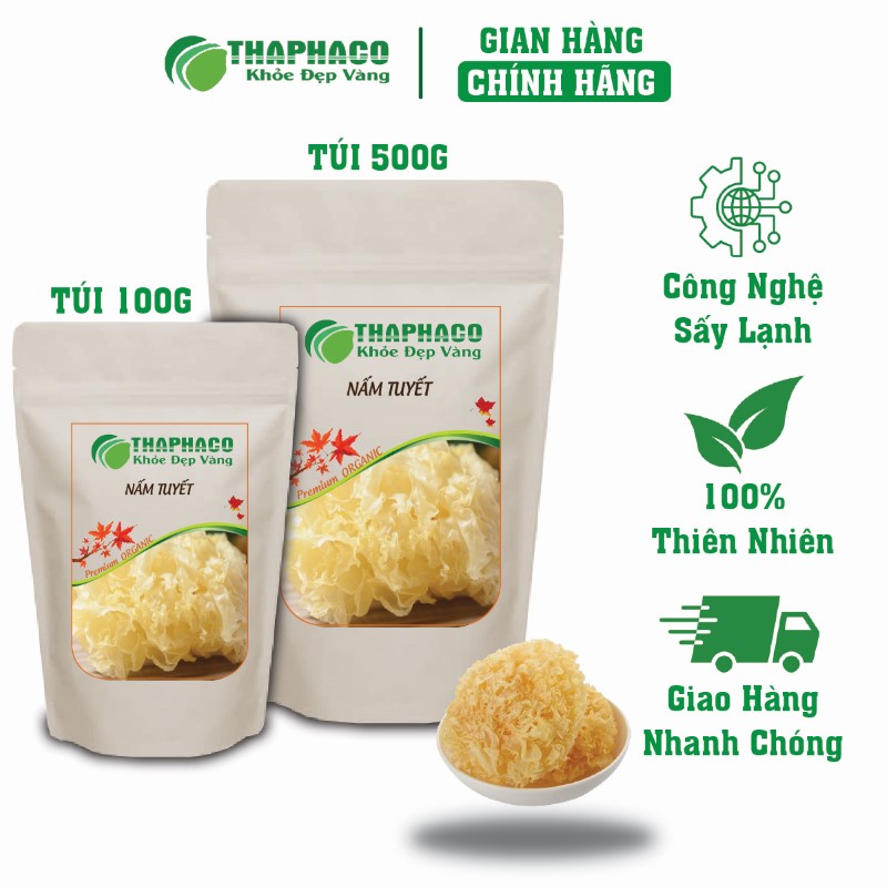 Ở đâu bán lẻ 100g nấm tuyết khô giá rẻ tại TP.HCM?