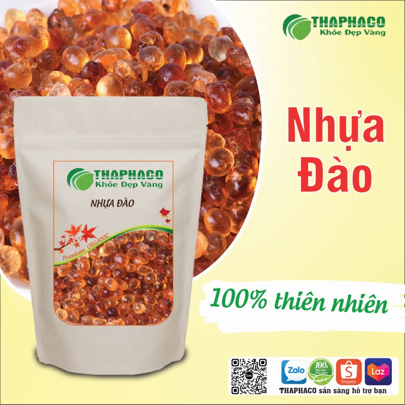 Địa chỉ bán nhựa đào sấy khô túi 1kg giá rẻ uy tín tại TP.HCM