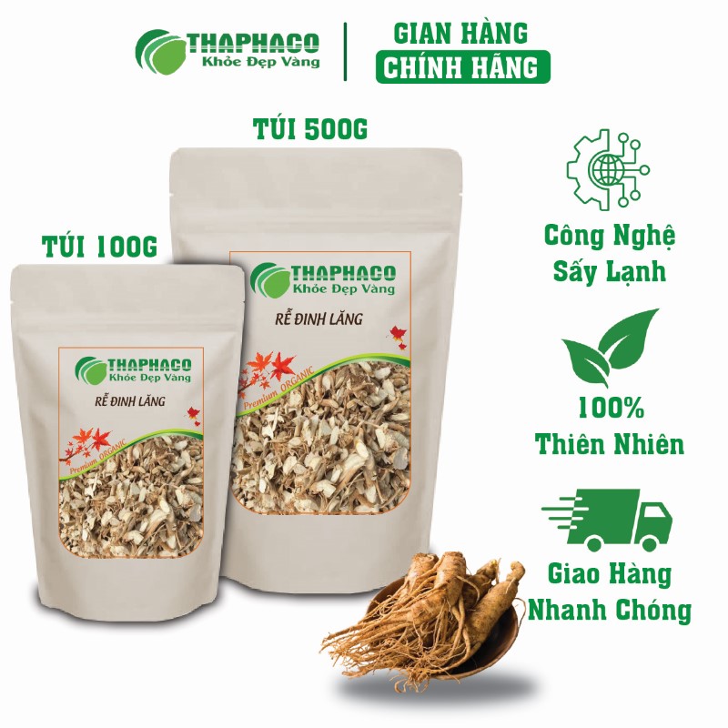 Nơi bán lẻ túi 100g rễ đinh lăng khô giá rẻ tại TP.HCM
