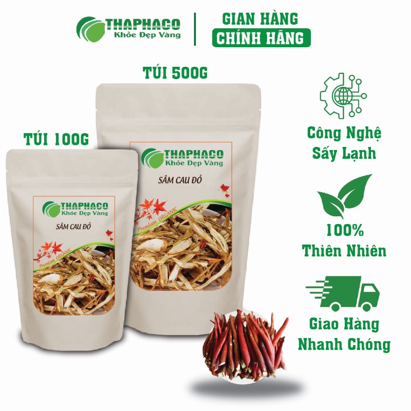 Nơi bán lẻ túi 100g sâm cau đỏ sấy khô giá rẻ tại TP.HCM