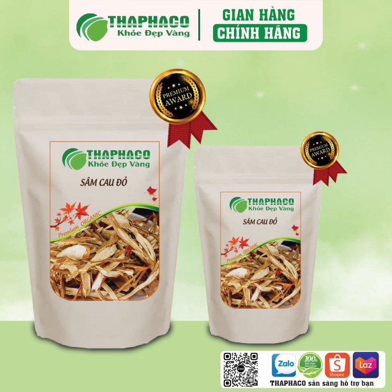 Mua sâm cau đỏ sấy khô túi 500g giá rẻ tại THAPHACO