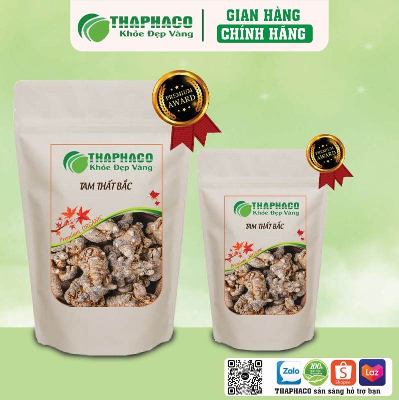Mua tam thất bắc sấy khô túi 500g giá rẻ tại THAPHACO