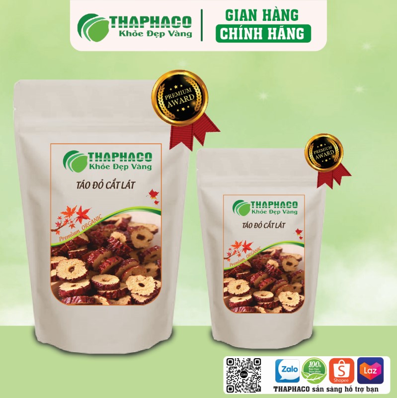 Mua táo đỏ cắt lát sấy khô túi 500g giá rẻ 