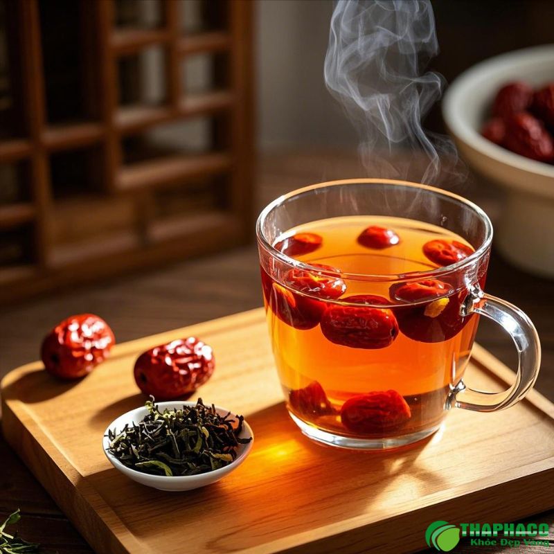 Cách pha trà táo đỏ giúp ngủ ngon