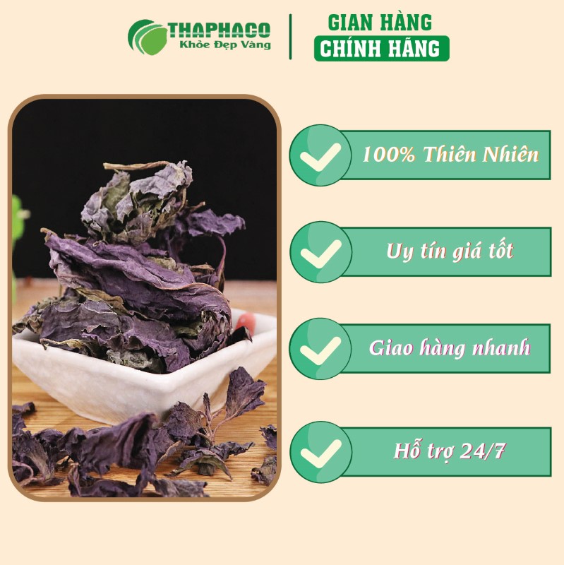 Chỗ bán lẻ túi 500g thân lá tía tô sấy khô giá rẻ tại TP.HCM
