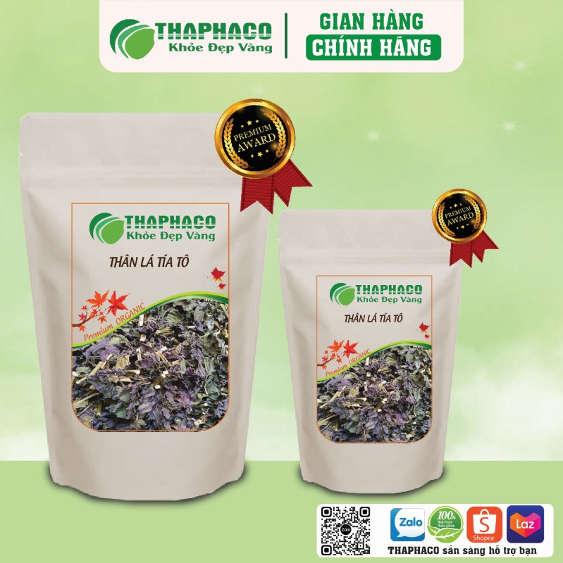 Mua thân lá tía tô sấy khô túi 500g giá rẻ tại THAPHACO