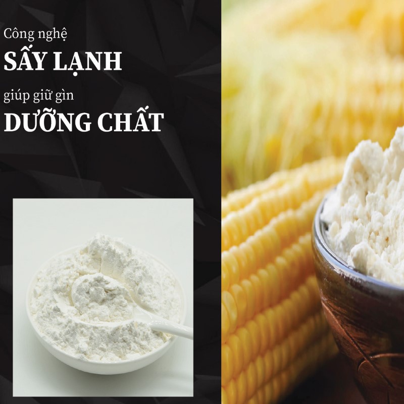 Túi 500g tinh bột bắp sấy khô giá rẻ