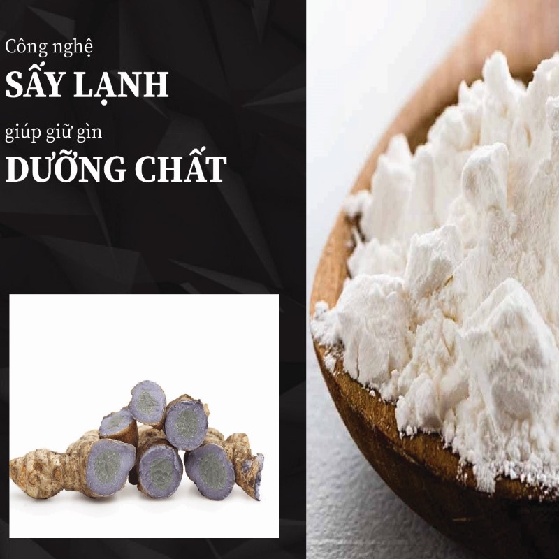 Túi 500g tinh bột nghệ đen sấy khô giá rẻ