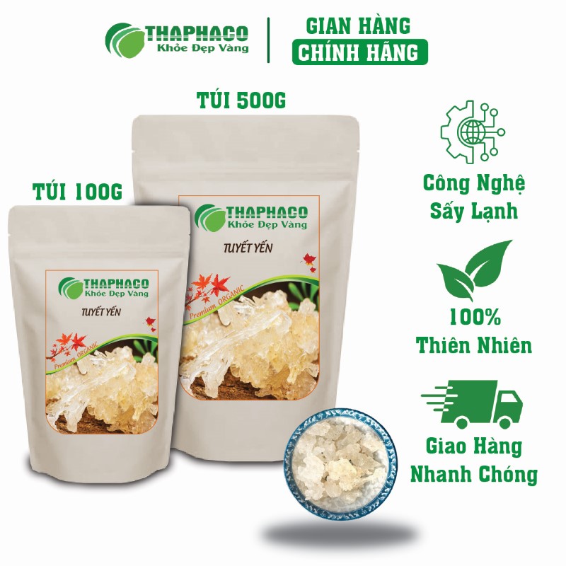 Chỗ bán lẻ túi 100g tuyết yến khô giá rẻ tại TP.HCM