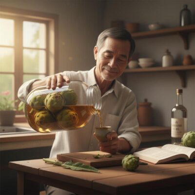 Cách Ngâm Rượu Hoa Atiso Đà Lạt Sạch, Nguyên Chất