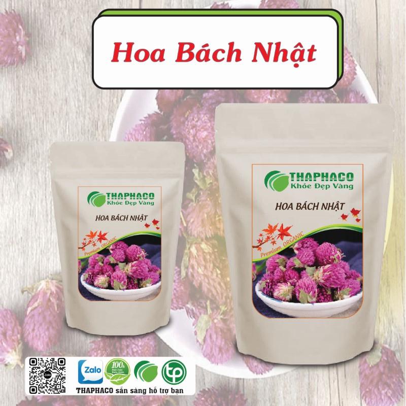 Bao bì sản phẩm hoa Bách Nhật khô Thaphaco đạt chuẩn, không chất bảo quản