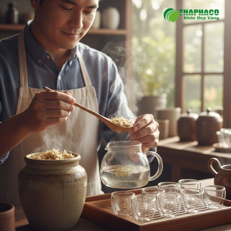 Cách pha trà hoa nhài chuẩn vị