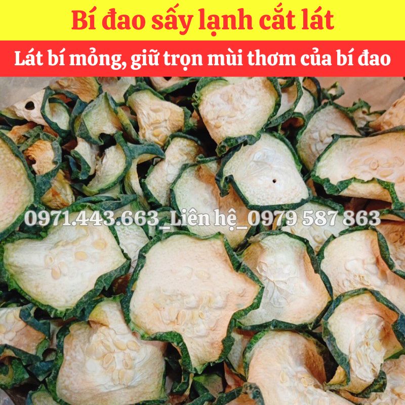 Mua sỉ bí đao sấy lạnh nguyên liệu nấu sâm